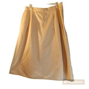 Vintage Levi's Group Twelve Plus Size Khaki A-line Maxi Skirt sz 26W